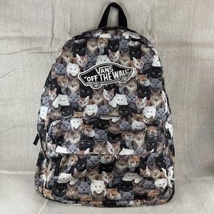 Vans Off The Wall ASPCA Cat Print Backpack